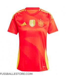 Günstige Spanien Heimtrikot Damen EM 2024 Kurzarm